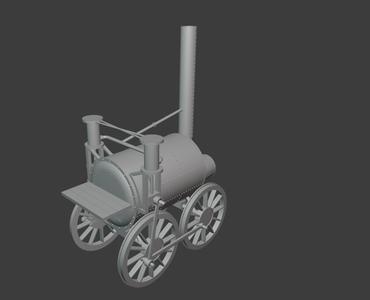 locomotora a vapor Sans Pareil  por piezas