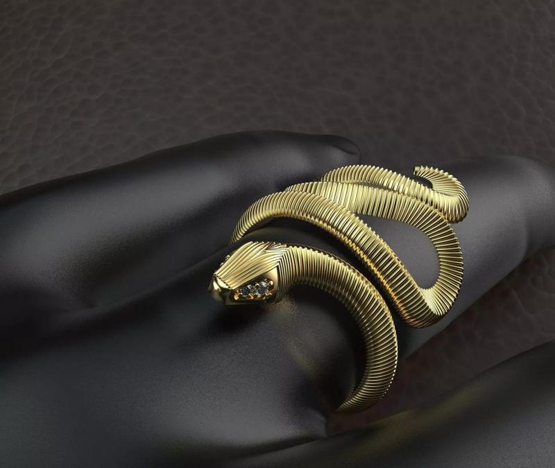 Snake ring woman