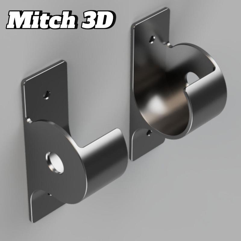 Roll holder wall mount universal length.