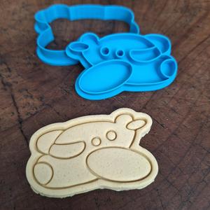 Airplane Cookie Cutter STL - Biscuit & Playdough Mold for 3D Printing