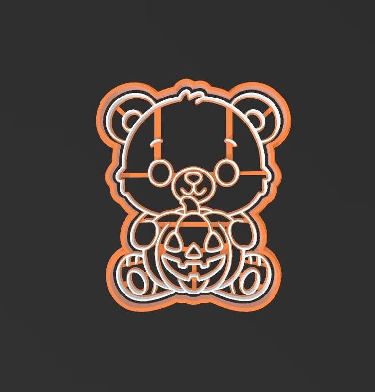 Halloween Bear, 100mm Gallet Cutter