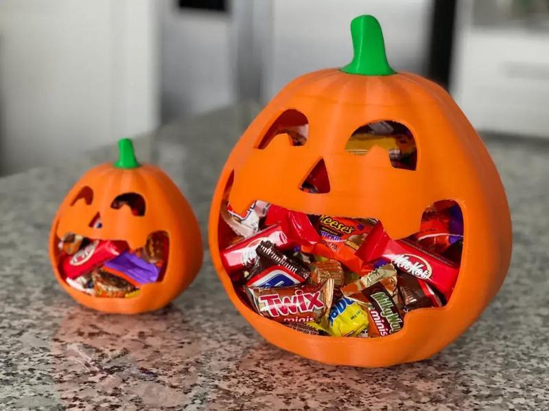 Halloween Pumpkin Candy Bowl