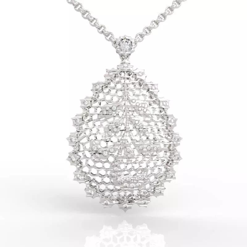 Elegant Vintage Teardrop Necklace