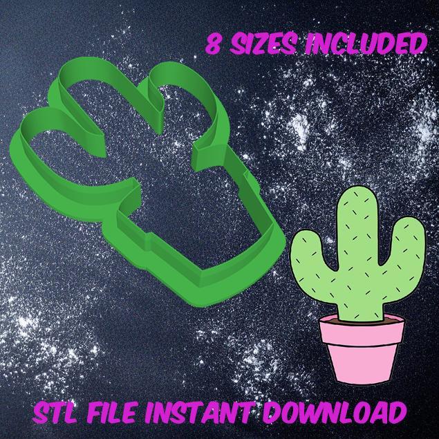Cactus cookie cutter