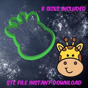 Giraffe cookie cutter