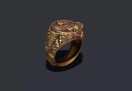 egyptian Nefertiti ring
