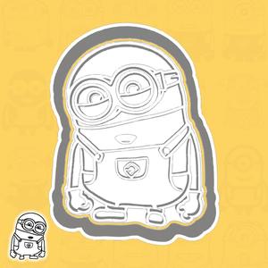Minions / Despicable Me cookie cutters - Minion (Ron) (style 19)