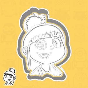 Minions / Despicable Me cookie cutters - Agnes Gru (style 2)