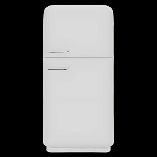 Minimalist Retro Refrigerator