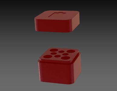 Simple AA and AAA battery holder