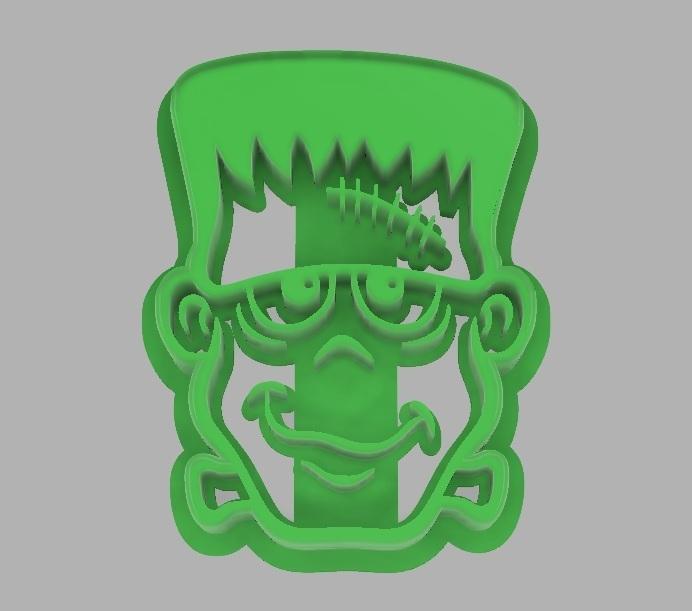 Frankenstein Monster - Halloween Cookie/Dough Cutter