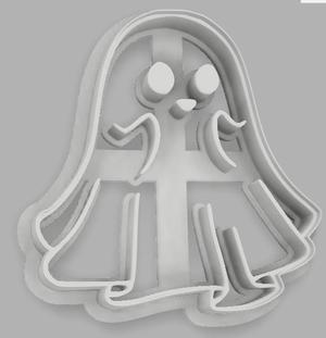 Surprised Ghost - Halloween Cookie/Dough Cutter