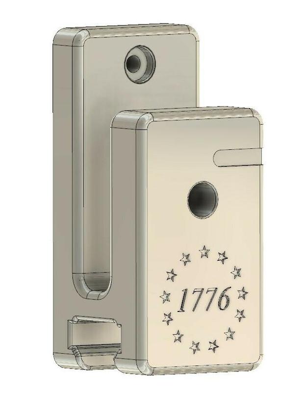 AR-15 wall mount with mag holder