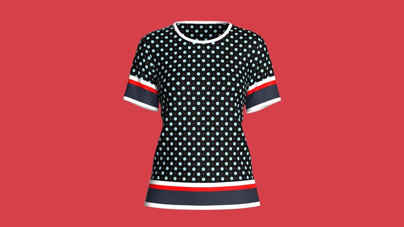 Ladies Print Tops V4  | Marvelous / Clo3d / obj / fbx