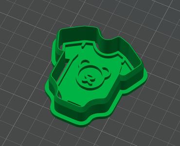 Baby Rompers Cookie Cutter