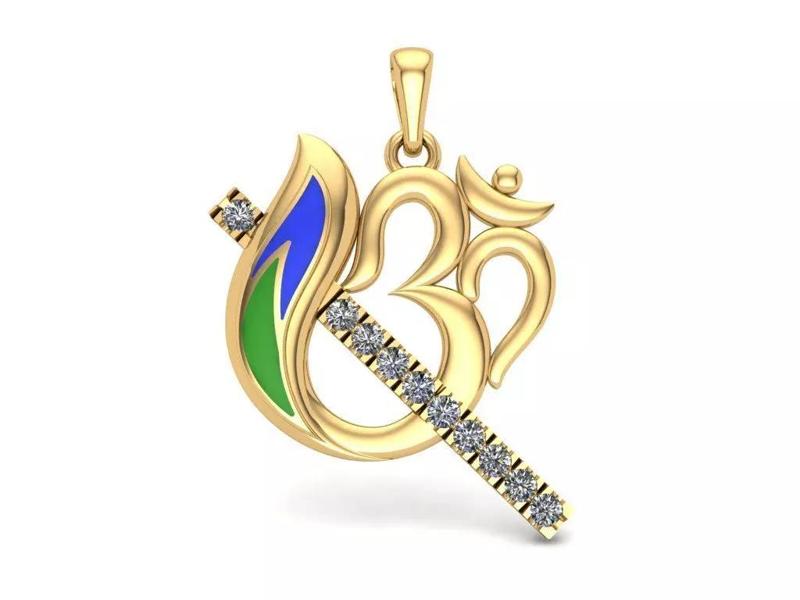 Om Murli Pendant - 210925