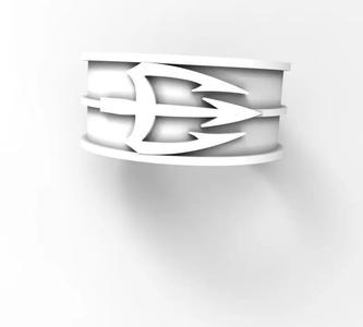 ring flag of ukraine under enamel
