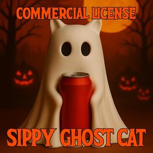 Sippy Ghost Cat