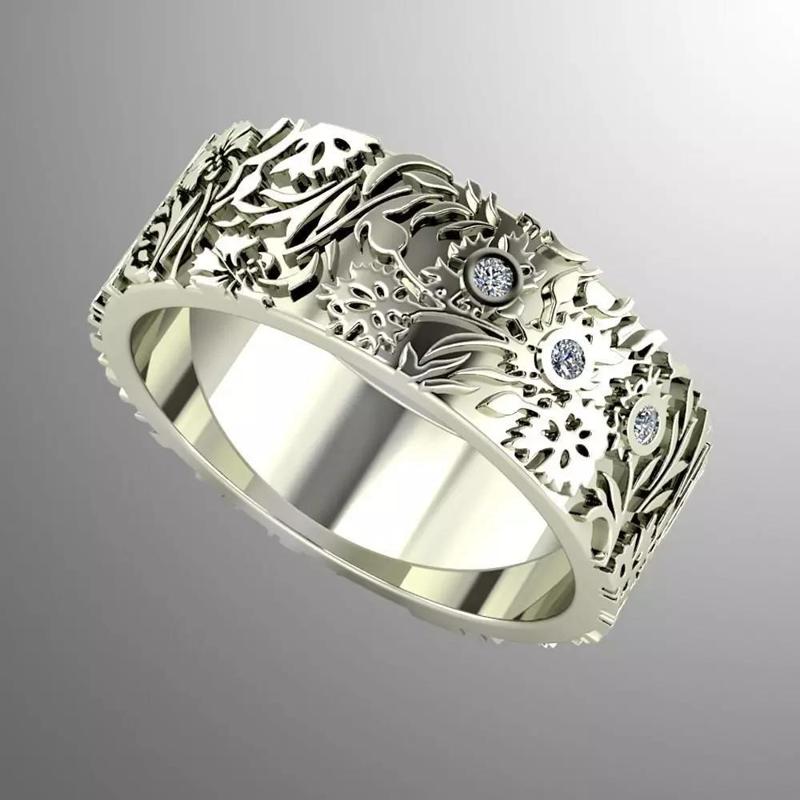 Ring k 3 emerald wedding