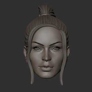 Megan Fox action figure head
