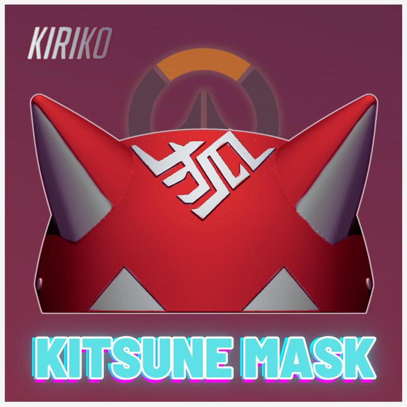 KIRIKO HELMET OVERWATCH 2 COSPLAY