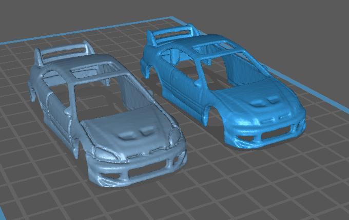 1/64 Hotwheels Zonda Civic SI 3D Scanned Body