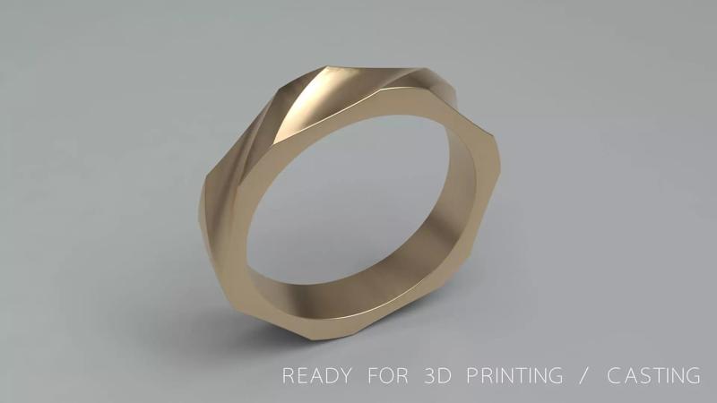 Ring Gear Engineer Jewel 3d printinh