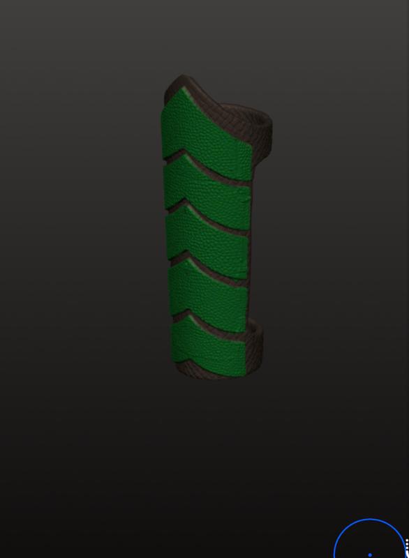 Fantasy green arrow bracer