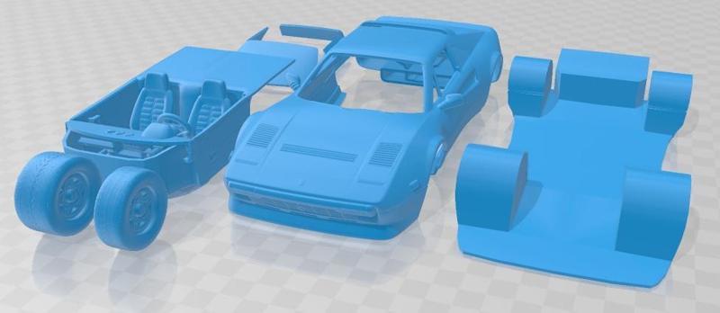 Ferrari 308 GTB GTS 1984 Printable Car