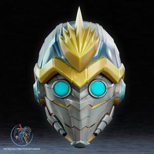Marvel Rivals Star Lord Helmet 3D Printer STL File