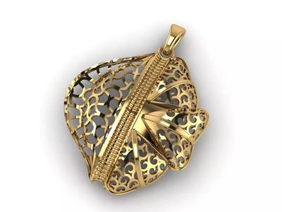 Women Pendant Ready STL 3DM Models Womens Necklace Lightweight