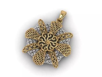 Women Pendant Ready STL 3DM Models Womens Necklace Lightweight