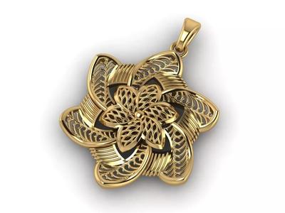Women Pendant Ready STL 3DM Models Womens Necklace Lightweight