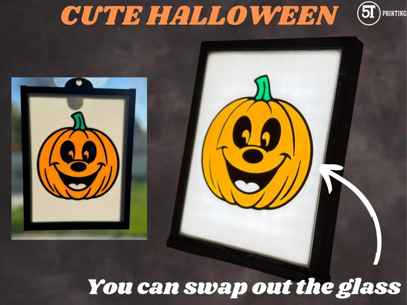 Mickey Pumpkin Cute Halloween Light