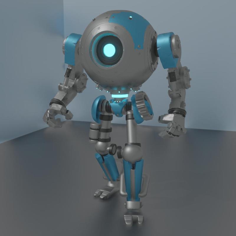 Modular Mechanical Sphere Robot Miniatures | 3D Printable Battle Bots | Sci-Fi War Mechs | Battle Robots | The Orbis |  Toroids