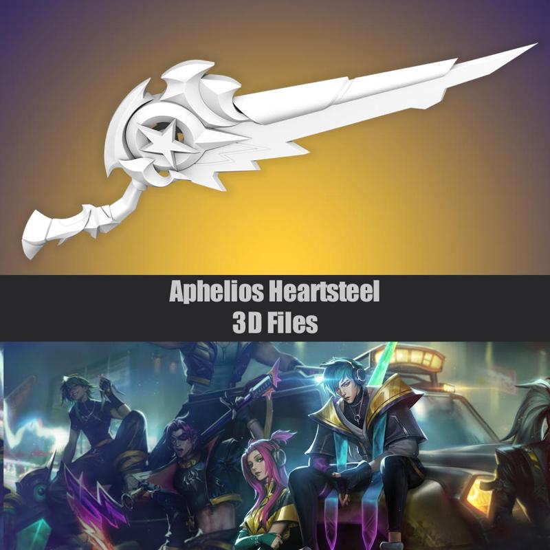 Aphelios Heartsteel Calibrum League of Legends STL files