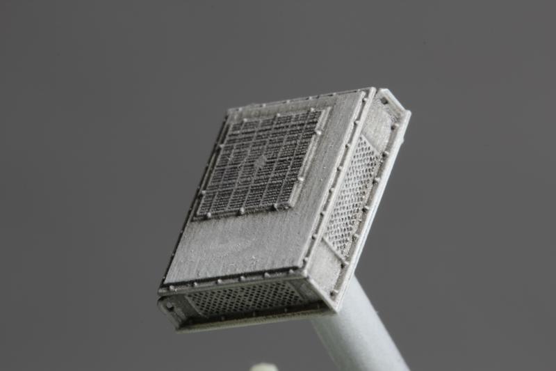 H0 scale roof mounted HVAC unit