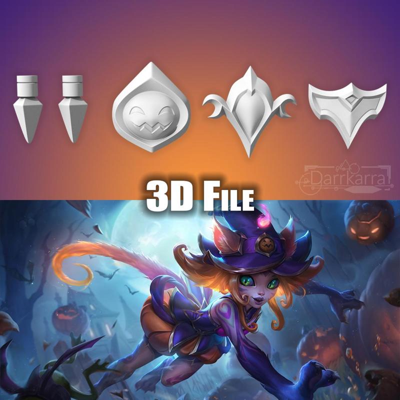 Accessoires Bewitching Neeko League of Legends Fichiers STL