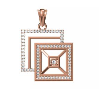 Women Unique Pendant STL JCD Details