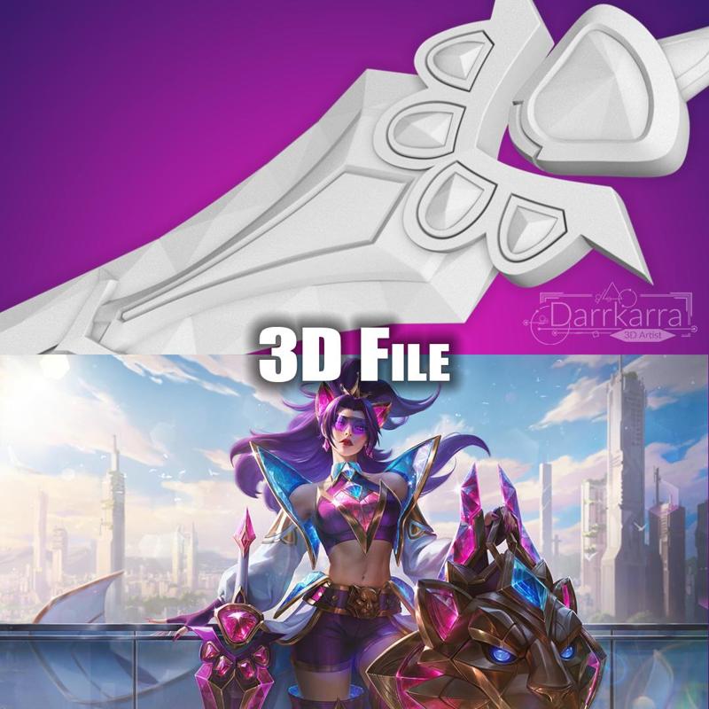 Leona Battle Lion Prestige Sword League of Legends STL files