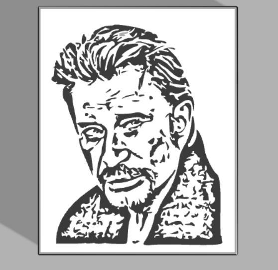 leds lamp johnny hallyday