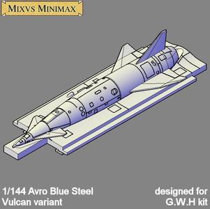 1/144 Avro Blue Steel (Vulcan variant with unfolded fin)