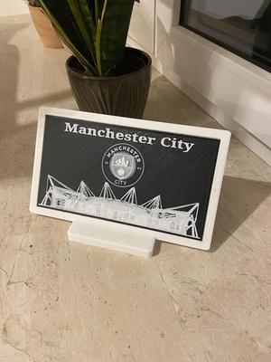 Etihad Stadium Manchester City with frame and stand