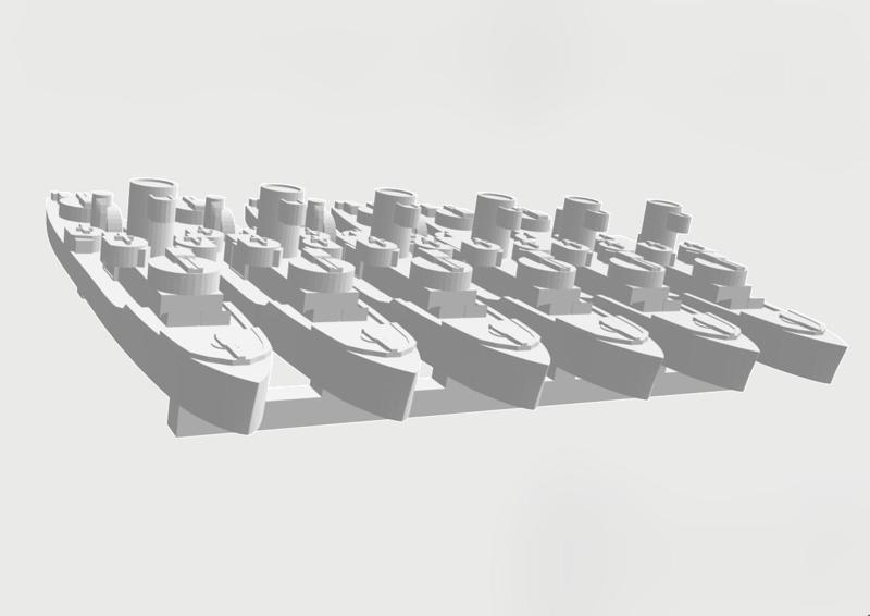 US/UK LCS(L) WW2 1:1800