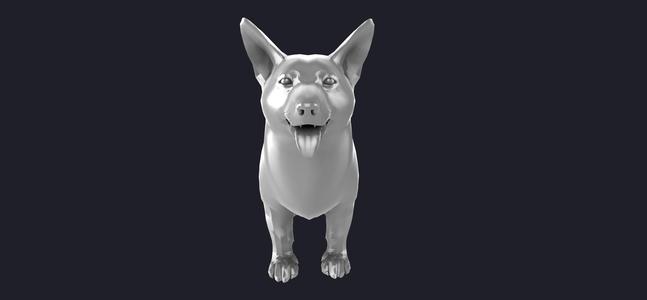 Corgi dog 3D MODEL