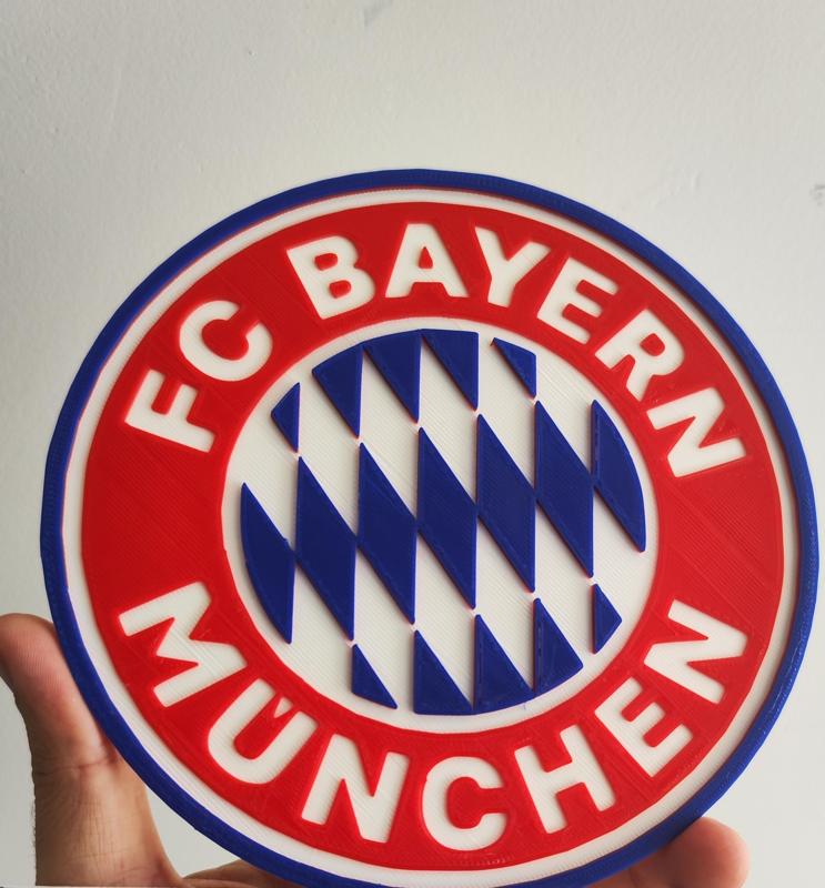 ESCUDO FC Bayern München 3D LOGO BRASÃO