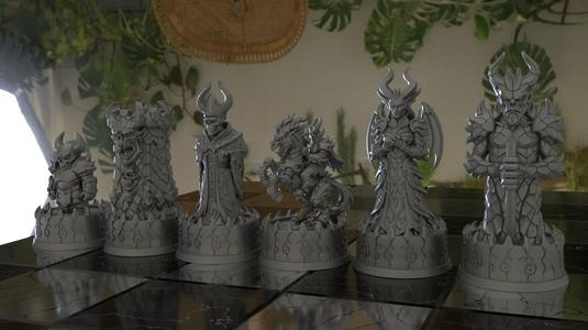 Demon Chess Set – STL Pack
