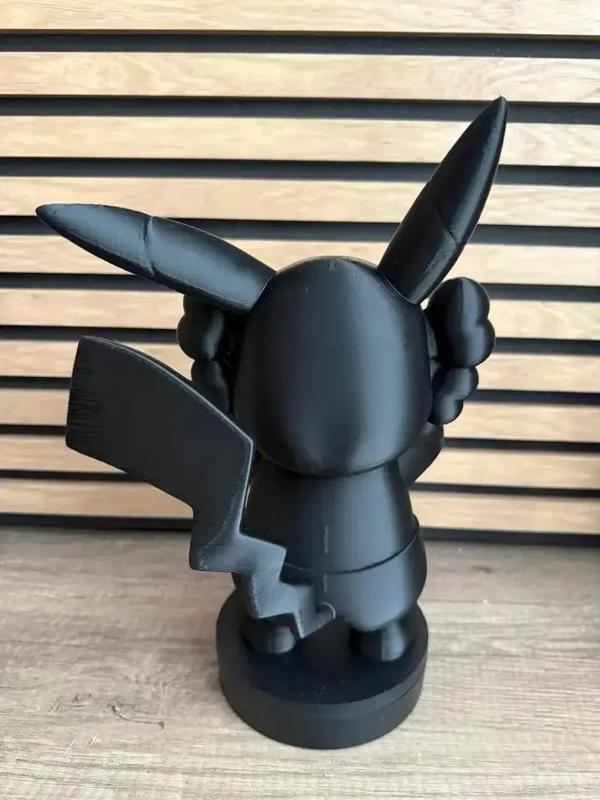 ⚡ 3D Printed KAWS Pokémon Pikachu Figurine - 12" Limited Edition