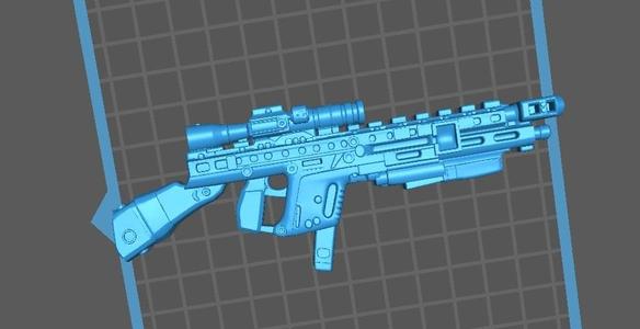 1/12 gi joe classified style rifle/weapon