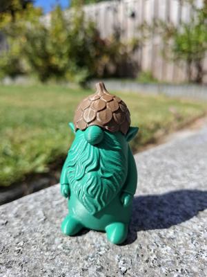 Gnome of the Oak – Acorn Cap Figurine